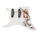 Guitarworks H-S-S Preloaded Scratchplate, White