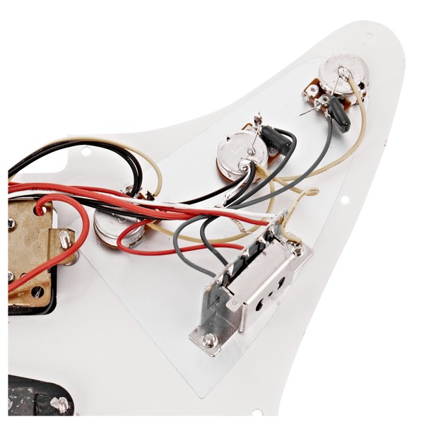 Guitarworks H-S-S Preloaded Scratchplate, White