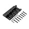 Guitarworks 4-Saddle Bass Guitar Bridge, Black
