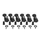 Guitarworks Locking Machine Heads, 6-In-Line, Black