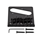 Guitarworks kuchenne 6-Saddle Guitar Bridge, Czarny