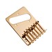 Guitarworks 6-Saddle Guitar Bridge, Gold