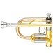 Yamaha YTR8445G Xeno C Trumpet, Lacquer, Mouthpiece