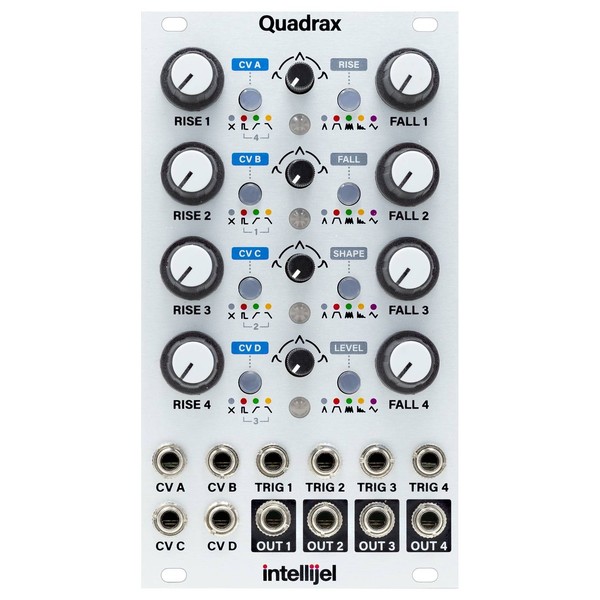 intellijel Quadrax, 3U - Front