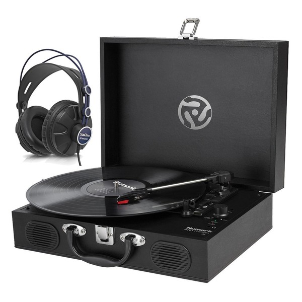 Numark PT01 Turntable with Subzero SZ-MH200 Headphones