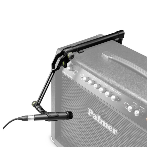 Gravity MSCABCL01S Cab Clamp Mic Holder, Short, Application Shot 2