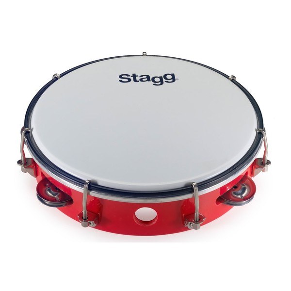 Stagg 10'' Plastic Tambourine - Red