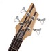 Chicago Neck Thru Bass Guitar + 15W Amp Pack, Natural Headstock