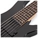 Chicago 6 String Bass Guitar + 15W Amp Pack, Black Fretboard End Close