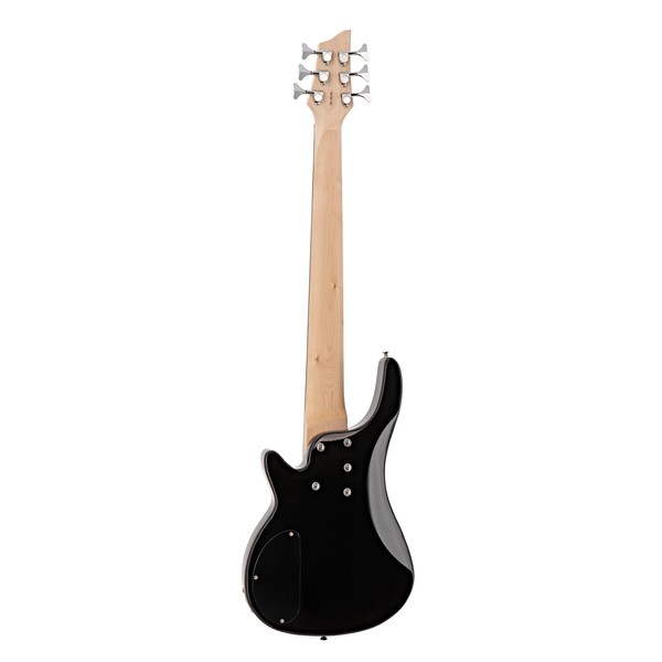 Chicago 6 String Bass Guitar + 15W Amp Pack, Black Back