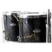 Pearl EXA 6pc Drum Kit w/Sabian Cymbals, Black & Gold Marble - close up