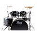 Pearl EXA 6pc Drum Kit w/Sabian Cymbals, Black & Gold Marble - zoomed in