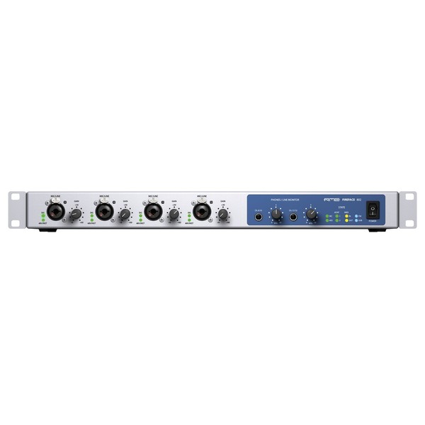 RME Fireface 802 60-Channel 192 kHz USB/FireWire Audio Interface - Main