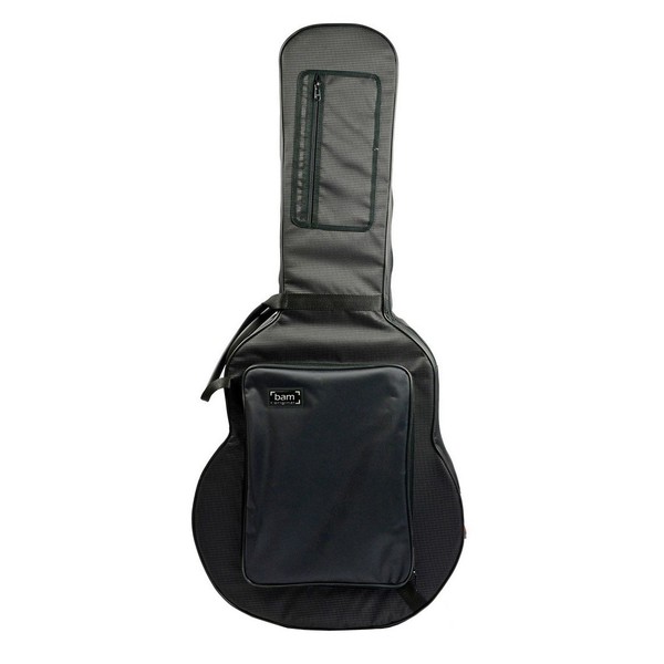 BAM 8005H Flight Cover for 8005XL Manouche Selmer Guitar Case, Black - Front View