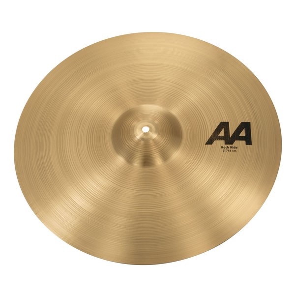 Sabian AA 21'' Rock Ride Cymbal - angle