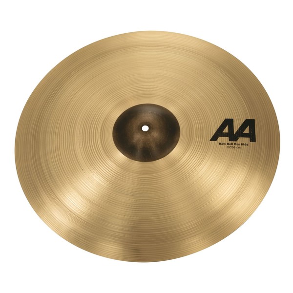 Sabian AA 21'' Raw Bell Ride Cymbal - angle