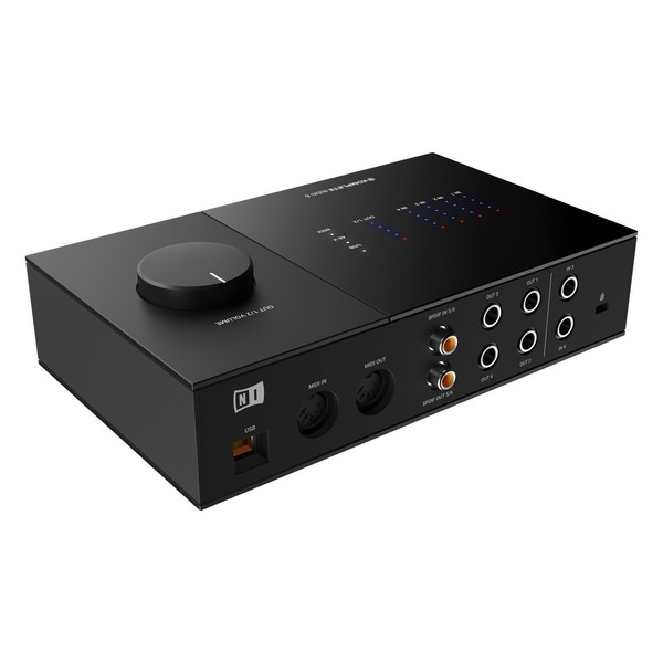 Native Instruments Komplete Audio 6 MK2 with Komplete 12 Ultimate - interface back