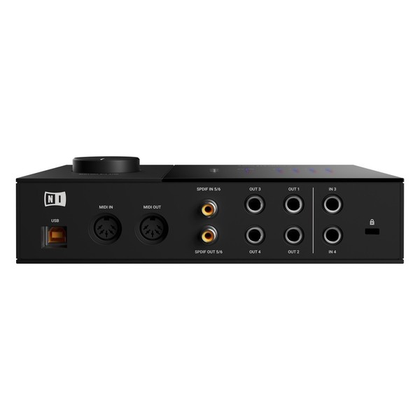 Native Instruments Komplete Audio 6 MK2 with Komplete 12 Ultimate - interface back 2