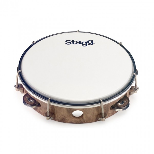 Stagg 8" Tambourine, Wood