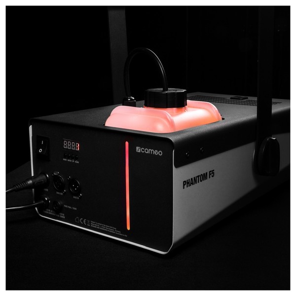 Cameo PHANTOM F5 1500W Fog Machine, Red Tank Illumination