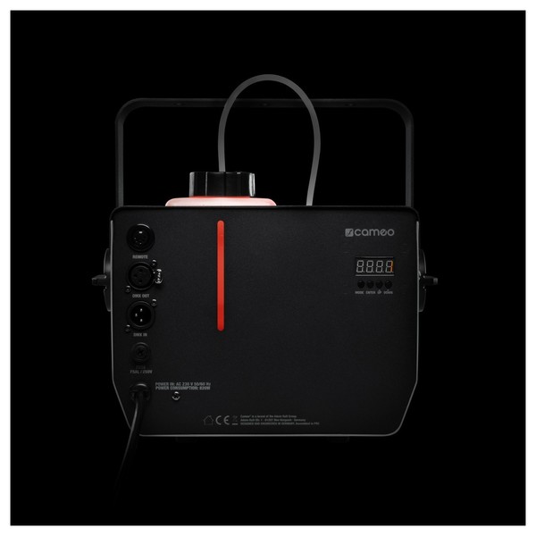Cameo PHANTOM H2 Compact Hazer, Illuminated Tank Red