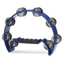 Stagg Cutaway Tambourine, 16 Jingles, Blue