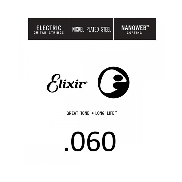 Elixir E15260 Nanoweb Electric Single String, .060