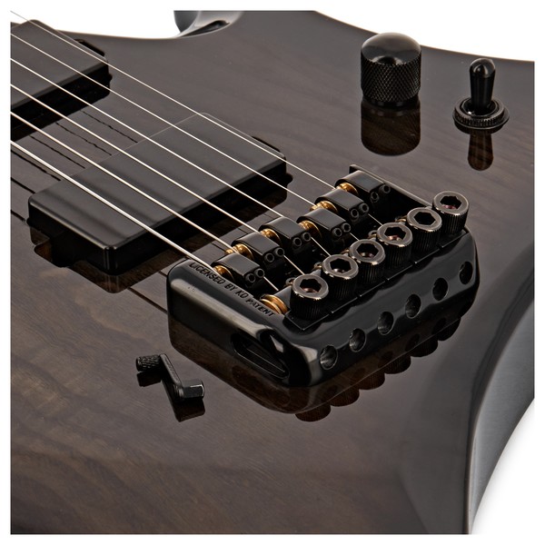 Harlem Headless Guitar by Gear4music, Trans Black at Gear4music Harlem Headless Guitar by Gear4music, Trans Black at Gear4music