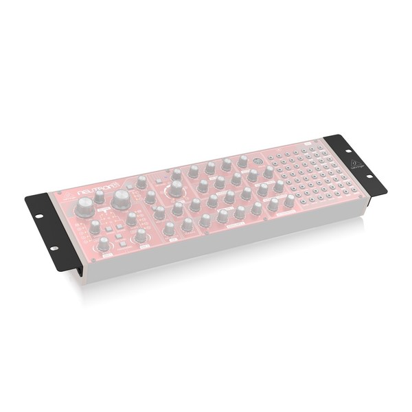Behringer 19" Rack Ears for 80HP Eurorack Chassis, Mounted Preview Angled Right