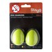 Stagg Plastic Egg Shakers, Green