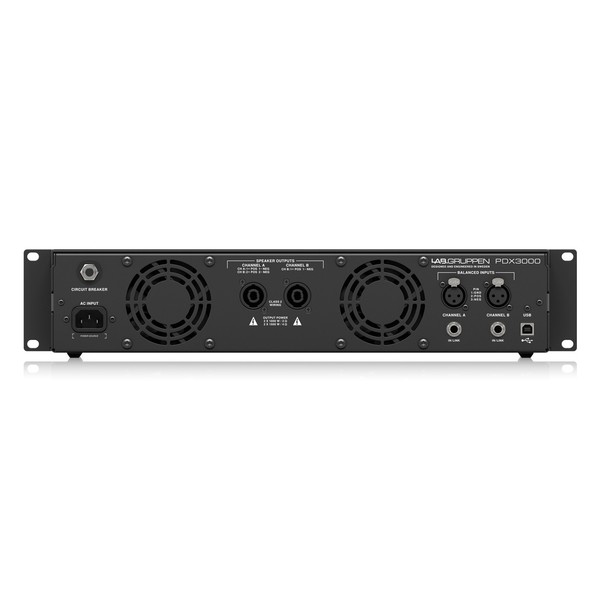 Lab Gruppen PDX3000 Power Amplifier with DSP, Rear