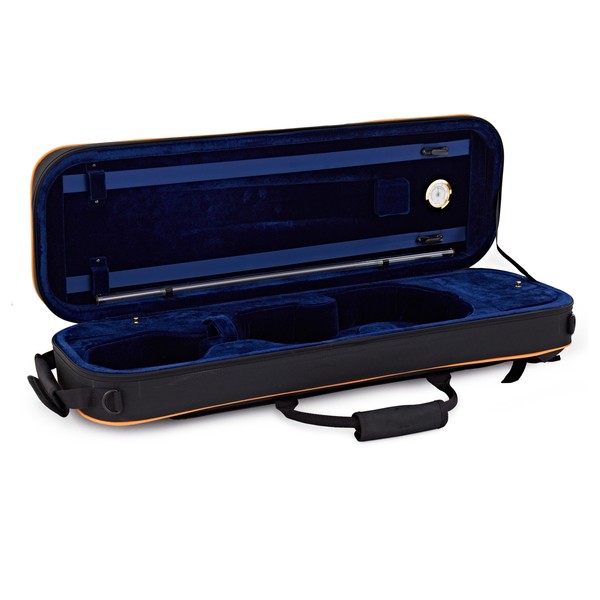 Deluxe 4/4 Violin Hard Foam Case by Gear4music