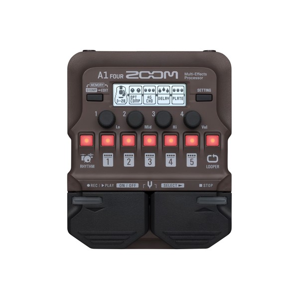 Zoom A1 Four Multi-Effects Processor - top