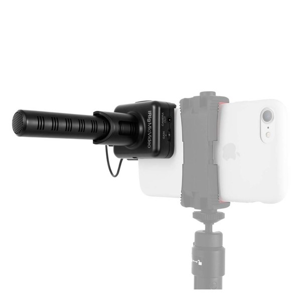 iRig Mic Video Shotgun Mic - Phone with Stand (Phone and Stand not included)