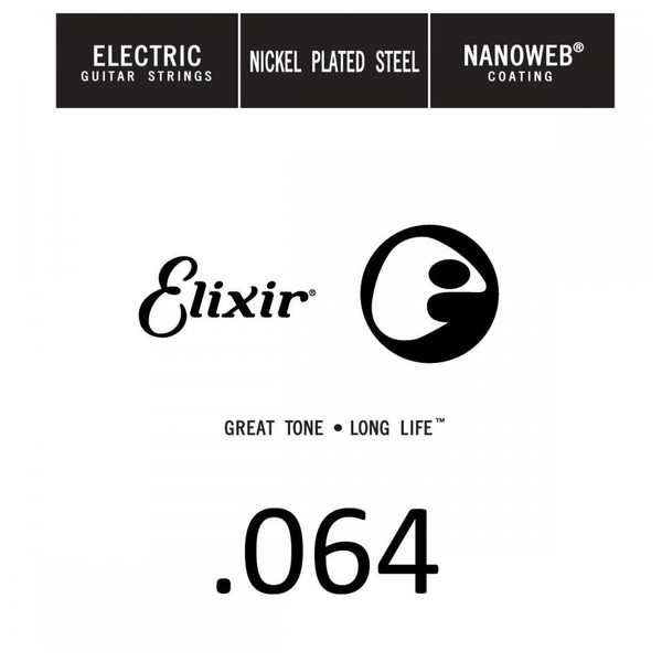 Elixir E15264 Nanoweb Electric Single String, .064