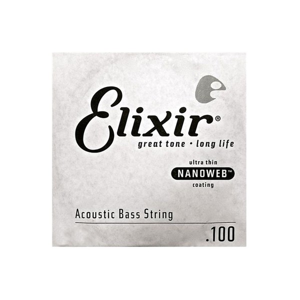 Elixir E15800 Nanoweb Acoustic Bass Single String, .100