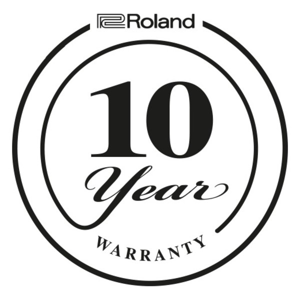  Roland 10 Year Warranty Logo