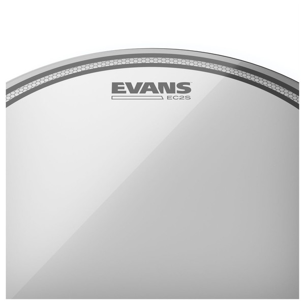 Evans EC2 Edge Control SST Clear Drum Head, 10''