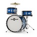 Junior 3 kus Drum Kit od Gear4music, modrá