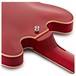 San Francisco Semi Acoustic Bass by Gear4music, Red Wine