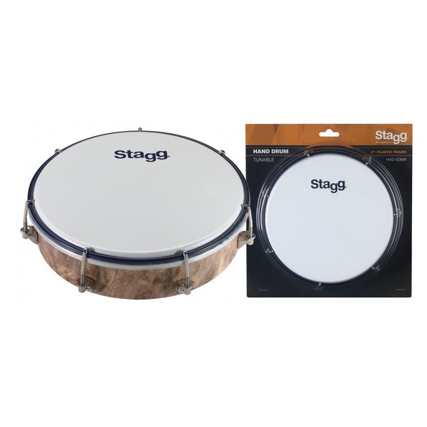 Stagg 8" Tunable Hand Drum, Plastic