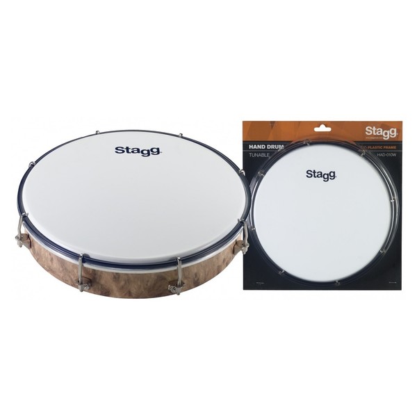 Stagg 10" Tunable Hand Drum, Plastic