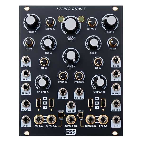Steady State Fate Stereo Dipole (Black/Gold)