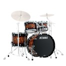 Tama Starclassic Walnuss/Birke 22'' 4tlg Kesselsatz, Molten Brown Burst