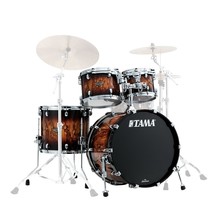 Tama Starclassic Walnut/Birch 22'' 4pc Shell Pack, Molten Brown Burst