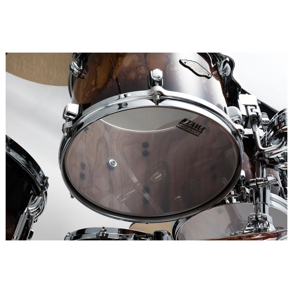 Tama Starclassic Walnut/Birch 22'' 4pc Shell Pack, Molten Brown Burst - reso head