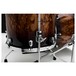 Tama Starclassic Walnut/Birch 22'' 4pc Shell Pack, Molten Brown Burst - floor tom leg