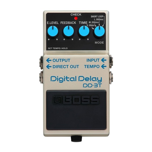 Boss DD-3T Digital Delay Pedal with Tap Tempo Footswitch - Pedal Main