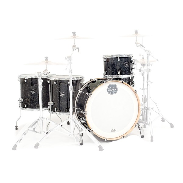 Mapex Saturn V Tour Edition 20" 4pc Shell Pack, Black Pearl