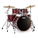 Natal Arcadia 20'' 5pc Drum Kit w/Cymbals, Red Strata